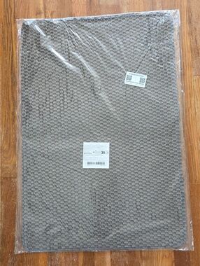 X-LARGE honeycomb Style Easy Clean Cat Litter Box Mat - Grey NWT